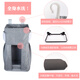 Barla pig crib storage bag game fence hanging bag bed guardrail diaper bag bedside bedside diapers storage bottle holder gray (single layer model)