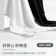 七匹狼背心男士100%纯棉修身弹力百搭打底衫男 黑色XL