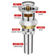 Larsd pop-up drain, basin drain, bathroom cabinet washbasin wash basin drain drainer LD302