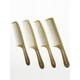 
Flat hair cut comb special haircut comb for hair salons for men and women's hair apple comb push flat hair comb 15923 transparent gray
