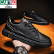 
Kadile crocodile leather cowhide shoes for men new style men Korean style trendy versatile men casual sports shoes for young white shoes [same style in the mall] N695 beige 42