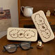 Portable and cute three puppies with high-value glasses box anti-pressure carrying frame mirror storage box student body three one package