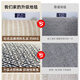 Zhenshinu 2024 Nouveau style crème Free Lavage Livrage de salon Luxe Luxury haut de gamme Grandail Mat de sol Luxury Louage de lavage Table Table Yunyan-16867 180cm * 250cm 1 pièce