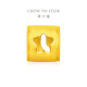 Chow Tai Fook letter transport bead hollow star gold couple (labor fee: 120 valuation) [optional] EOF844 letter Y approximately 0.60g
