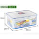 
Plastic fresh-keeping box large capacity 12L refrigerator storage camera stamp seal box grain fruit food hpl829 3.9l fresh-keeping box