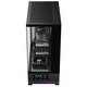 AOC Aidong ACG880B Black Eatx Gaming Computer Desktop Host Case 270 SEA View Room Schnellentfernung/9 Slot Dual Graphics Card/Support 480 Wasserkühlung/digitale Funktionsbildschirm Display