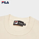 FILA Official Couple's Knitted Sweater 2025 Fashionable and Comfortable Graffiti Hand-Embroidered Pullover Sweater