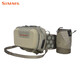 Simms Ködertasche Männer und Frauen Single Schulterkreuzkörper wasserdichtes Rucksack Fliegenfischen Multifunktionales Angelgeräte Taillenbeutel tragbare Handtasche PG-13792 Chest Bag Schwarz schwarz