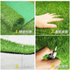 Engineering fence lawn cloth artificial simulated fake turf paving green mesh plastic carpet outdoor decoration green fence 2.0 three-color grass anti-aging without adhesive 2 meters x 25 meters