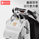 Xin'an Dai Mama -Tasche, mütterliche und Babymilch Rücken Schulter Multifunktional großer Kapazität Mama Baby Baby Baby Mode Handtasche Rucksack - Grau