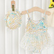 
Princess Xinnan dress girl swimsuit soaked in hot spring cute one-piece baby swimsuit internet celebrity 3-year-old child girl swimsuit swimsuit + hat [110-120cm/35-40Jin [Jin equals 0.5 kg]]