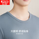 Hongdou underwear men's pure cotton antibacterial autumn clothes and autumn pants men's full cotton tight Sailou underwear mist blue