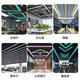 
Opp Light Fangtong Light LED Long Strip Light Office Light Aluminum Fangtong Special Office Chandelier Installed Strip Light Store 24W Upgrade and Brightening 12053cm-White Light