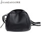 
Kangaroo (KANGAROO) genuine leather women's bag 2024 new fashion one-shoulder crossbody bag solid color soft leather shell bag casual large capacity cowhide waist bag regular version pure black shoulder strap
