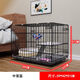Jiamen JIAMEN (JIAMEN) cat cage double cat cage cat villa bold cat cage large household pet cat nest cattery cat house medium double layer 59*42*51 with skylight foldable hardcover hammock + foot pad + cat teasing stick