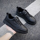 Warrior shoes men's shoes simple and versatile low top casual shoes outdoor breathable sports white shoes 901730 black 40