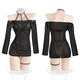 
Men's uniform sex underwear 2025 new sexy men's special large-size attack speed robe sm shame thong, male god's body robe [oneswear + leg ring] 160(M) Recommended weight [80-120Jin [Jin equals 0.5 kg]]