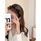 Jiaoxia Arc de Triomphe velvet headband for women 2024 Internet celebrity new face wash special hairpin headwear hair travel headband hair bundle Arc de Triomphe headband