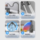 Oullin cocina inducción giratoria Pull-Pull Faucet inteligente Temolina telescópica de lavado para lavado especial para el calor y fría 9903 9903G GRER GRIS INFRARED + PULLE PULL DE INDUCCIÓN FAUCE