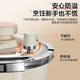 SUPOR pressure cooker 304 stainless steel gas induction cooker explosion-proof household small one-hand opening and closing pressure cooker 5.0L