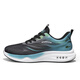 Huili Herrenschuhe Sommer Soft Soft Sneakers Herren atmungsbezogene vielseitige Laufschuhe Anti-Slip Black Lake Blue 41