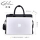 Sachi Satchi Handbag Men's Mencase Mencase Great Le cuir en cuir authentique Sac d'épaule pour le cuir horizontal Sac d'affaires simple.