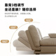 Churong Technology Velvet Cloud Sofa Dual-Purpose Foldable Lazy Fabric Sofa Bed S306 Cat Claw Leather Gray 1.8 Meters