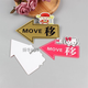 Left and left sliding door opening tip sticker Be careful of glass acrylic moving sign welcome to Zhaocao Be careful of glass move 1047 35x26p8cm