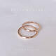 Olevo washes your hands without picking it off. Fongsong Girl American 18K rose gold-plated classic ring. Simple couple ring. It is settled at the first appointment. Rose gold 2mm wide ring. US size 7.