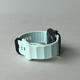 
Banmeiluo Powerful Watch Strap - Bamboo Corrugated Square Buckle Sports Silicone Watch Strap applewatch1098se65iwatch Misty Blue Apple s10.42mm