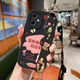 
WAIDM is suitable for vivoy35 mobile phone case for women vivo y35m mobile phone case soft silicone y35m + protective case anti-fall full cover wristband bracket new shell shell with lanyard crossbody [anti-fall cover red leather] HH1365 vivo Y35