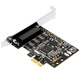 Capricorn desktop PCIE to four serial port RS232 expansion card industrial control 4 port RS232 adapter card 9904 chip com card one-to-tour four wire MC2339