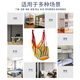 
Baiqixin hammock outdoor swing chair dormitory college student dormitory children's thick canvas chair lazy leisure relaxation cradle lazy swing chair [Orange and yellow + pillow]