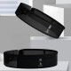Flipbelt Sports Lauf Taillenbeutel Outdoor Gürtel Männer und Frauen Fitness Marathon Handy Bag Luft Taillenbeutel Schwarz kleiner Größe