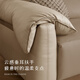 顾家家居（KUKA）【云端系列】意式零靠墙电动功能沙发客厅6212 魅影黑4人位2电动