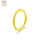 Chinese jewelry gold ring full gold 999 Mobius cycline ring ring ring birthday gift for girlfriend to wife Valentine's Day gift 12 circles 0.4-0.5g