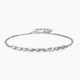 Dirholl PT950 platinum red bean bracelet for women, platinum fashionable high-end jewelry, birthday gift for girlfriend and wife PT950 platinum red bean fashionable platinum bracelet for women