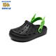 
Skechers Children's Sandals Summer Boys Shoes Hole Casual Shoes Fashion Bubble Slippers 406801L Black/BLK 39.5