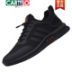 Cartelo Herrenschuhe Sommer 2025 Neues Sportschuhe trendy Mesh atmungsaktiven Männer lässige schwarze Arbeitschuhe Herren Springstil All Black Leder 9852 39 Standard Sportcode