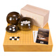 御圣熊须碁磐店 围棋盘香榧木棋盘3寸独木柾目日本进口9711/9720/9721 (9711)棋盘+楠木罐+34号实用印