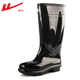 Bottes de pluie Reli Bottes de pluie pour hommes Anti-slip High Tube Adult Automne Pluie Amplède Chaussures Cuisine Cuisine Construction Chausson Caoutchouc HL838 / 818 TUBE HIGHT 42