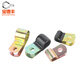 Baodefeng iron galvanized single tube clamp Q686F4 dip plastic R-type spring oil pipe clamp line card fixing wire metal clip iron color zinc-D18 (10 pieces)