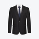 Siete marcas de la marca 25 hombres de primavera y verano ropa formal Formal fácil de hacer entrevista de collar plano chaqueta de traje 126JC70760 Negro 48 B