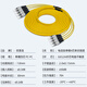 优普连 束状分支单模尾缆4/8/12芯24芯lc-lc-fc-SC 电信级集束光缆非金属光纤跳线多芯光钎线 抗拉双保护 单模4芯尾缆FC-FC（接头可定制） 20米