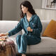 Modal Longärmelte Pyjamas für Frauen im Frühjahr und Herbst Baumwolle Großgröße Lose Neujahres neues lässiges Heimkleidungskleidung mit 12806 m (80-100jin [Jin ist 0,5 kg]))