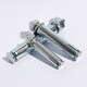 Sweet Miaomiao non-standard expansion screw white zinc outer air conditioning bolt three-piece set filament galvanized M16802 6*60 one box 2400 pieces with 10 drill bits