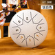 
Maureen Ethereal Drum 6/10/12/14 Inch Forget-Wuyou Drum Steel Tongue Drum 8/11/13/15 Tone hollow drummer disc percussion instrument 6 inch-8 tone-purple-ice cream