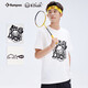 Kumpoo [Little Yellow Duck Co-Branded] Xunfeng Badminton Ropa Bádminton Manija corta Ropa Badminton Camiseta Neutral Manija corta Kku-1048 Beibai XL