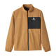 Camel (CAMEL) Men's Fleece Jacket Spring and Autumn Windproof Warm Polar Fleece Cardigan Jacket Liner M33CA03135