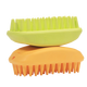 Dudai pet dog bath brush, rub bath and bath tool, Teddy Cokin fur special pet cleaning supplies, dog washing brush, mango yellow massage bath brush